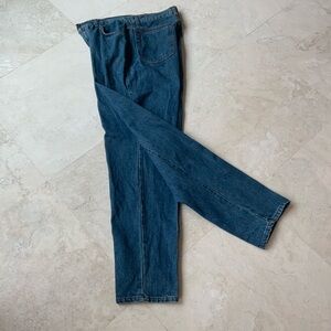 Women’s Levi Dark Blue Straight-Leg Jeans sz14